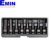 Yato YT-1066 Impact bit socket set  HEX 1/2"-8pcs
