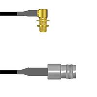 Amphenol Custom Cable Q-2P04G0003008i RF Cable Assemblies SMA-RJB/TNC-SJ G174 8I