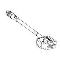 Molex 1200980062 Sensor Cables / Actuator Cables MIC 5P M/MP TO HORIZ DSUB 1M S