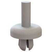 Essentra Components 61PR200100 Push-In Rivet Push Rivet, .187 Hole, .062-.125 Panel Thk