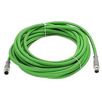 Molex 1201080573 Sensor Cables / Actuator Cables 4P M12D M/M PRFNET TPE PLTC TYPE-C 10.0M