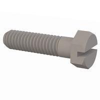 Essentra Components 3231218125 Slotted Hex Slotted Hex Screw, 5/16-18 Thread, 1 1/4 Lg