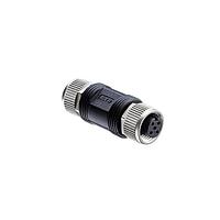 Amphenol LTW IA-A05F-A05F-0000-01 Circular Metric Connectors Circular Metric Connector, I Adaptor, Metal, A Coding, 4A, 05 pins, (End 1) Female Female, (End 2) Female Female, Screw Thread, IP68 Mated
