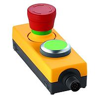 RAFI 1.22.114.212/0500 Industrial Switches E-Box M12 m Not-Halt yellow, 8-pin