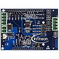 Infineon TLE9104SHDEVBOARDTOBO1 Multiple Switches The TLE9104SH shield in the Arduino form factor is an universal development/evaluation kit for Infineon s 4-channel Low-Side Switch TLE9104SH that is designed, but not limited to, Engine Management Systems and other Powertrain Applications