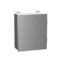 Hammond Manufacturing 1414N4PHS16L6 Junction Boxes NEMA 4 Mild Steel Continuous Hinge Door w/ Clamps 12 x 12 x 6"