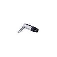 REAN NYS208 Phone Connectors 1/4" STEREO PLG REAN blk plastic/silver