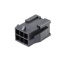 Molex 43020-0600 Plug Housing PLUG PNL MNT 6P DUAL ROW