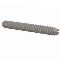 Essentra Components 010632S100 Set Screw Set Screw, Slotted Head, #6-32 Thread, 1 Lg
