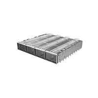 Amphenol Commercial Products UE62C462102121 QSFP Connector 1x4 OSFP cage with dual light pipe per port, small vent holes