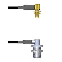 Amphenol Custom Cable Q-2R01S0008009i RF Cable Assemblies SMA-RJB/N-RJB RG58 9I