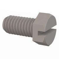 Essentra Components 3237516075 Slotted Hex Slotted Hex Screw, 3/8-16 Thread, 3/4 Lg
