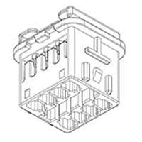 Molex 505596-0801 Plug Housing MUO 2.5 W/W DUAL ROW ASSEMBLY 8P