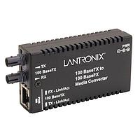 Lantronix M/E-TX-FX-01-SA Media Converters MINI 100BASETX TO 100BASEFX ST MM 2KM 3.3V - SA