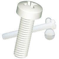 Essentra Components 010632F225 Machine Screw Fillister Slotted Screw, #6-32 Thread,2 1/4 Lg