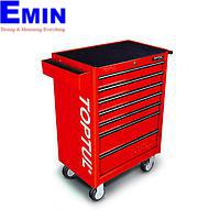 TOPTUL GE-30806 W/7-Drawer Tool Trolley (308 pcs; Red)