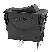 E-T-A Circuit Breakers 3120-N321-P7T1-W01D-16A Thermal The 3120-N thermal circuit breaker/switch combination unites overcurrent protection and the function of an ON/OFF switch within a single component. The trip element is a thermal bimetal. Type 3120-N is ideally suited for overload prot