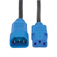 Tripp Lite P004-004-BL AC Power Extension Cord 18AWG SJT 10A 125V PWR EXT 4' BLUE