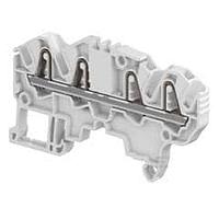 AMP Connectors - TE Connectivity ZK2.5-4P-GN Feed Through Terminal Block Aut SNK PI-Spring