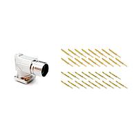 Amphenol SINE Systems MA5RAP1702-KIT Right Angle, Rotatable 17 Pos male pins Large flange