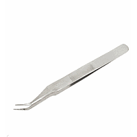 SATA 03153 Curved Fine Pointed Tips Tweezers (170mm)