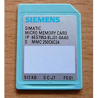 SIEMENS 6ES7953-8LJ31-0AA0 Memory Card (512 kb)