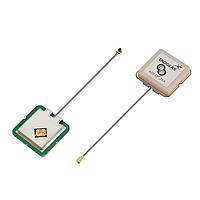 Taoglas ADFGP.25A.07.0060A MIMO ADFGP.25A Embedded Dual Pin Active GNSS Patch Antenna, I-PEX MHFIU.FL