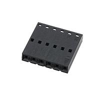 Molex 50-57-9006 Receptacle Housing HSG 6P SINGLE ROW NON-POLARIZED