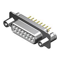 Molex / FCT 173109-0391 D-Sub Connectors - Standard Density FCT DSUB STR PC RCPT 15 PN W/CLINCH