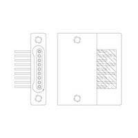 Nanonics - TE Connectivity 1589469-7 Headers SSL009M6D THRU-HOLE