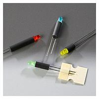 BIVAR ELM510MM3GD LED Circuit Board Indicators Vert LED Assembly 3mm Green 565 nm