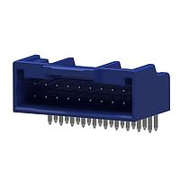 Molex 501876-2444 Headers & Wire Housings 2mm iGrid Hdr DR RA TH PosLk 24Ckt Blu