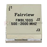 Fairview  FMBL1005 500 MHz to 2 GHz Balun at 50 Ohm to 25 Ohm Rated to 100 Watts in a SMT (Surface Mount) Package