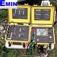 Chauvin Arnoux C.A 6472 + C.A 6474 +4 x AMPFLEX 5m + 1 x 4PEarth/Resistivity Kit (100M) Earth and resistivity tester with adapter for pylon earth measurements