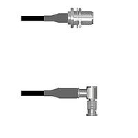 Amphenol Custom Cable Q-2300U000D011i RF Cable Assemblies N-SJB/HDBNC-RP LMR19 11I