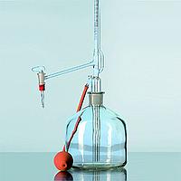 DURAN Buret 50ml Buret tự động khóa TT 50ml, 0.1,  kèm chai 2l và quả bóp