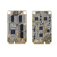 IEI Technology MPCIE-UART-KIT01-R20 PCIe to RS-232/422/485 PCI Express Mini supports Quad RS-232/422/485 Port module, Full size, RoHs