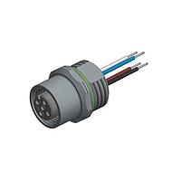 Amphenol CONEC 43-01073 M12 Female Socket FEMALE SOCKET M12X1 W/WIRES FRNT MNT PG9