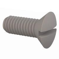 Essentra Components 331024A050 Slotted Countersunk 82 Slotted CSK Screw, #10-24 Thread, 1/2 Lg