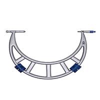 MOORE & WRIGHT MW220-06 Large Adjustable External Metric Micrometer (800-900mm, 0.020mm)