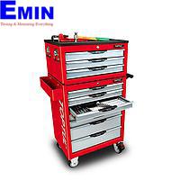 TOPTUL GCAJ0022 W/7- DRAWER Tool Trolley (229 pcs; Red)