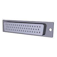 NorComp 172-E50-213R031 Receptacle 50P FEMALE DIP SOLDR .250" NUTS M/S
