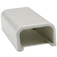 HellermannTyton TSR1FW-14 Wire Ducting & Raceways Splice Cover, 3/4", PVC, Office White, 10 Individual/bg