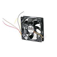Sanyo Denki 9S1212P4F011 Axial DC Axial Fan, 120x120x25mm, 12VDC, Silent Series, Ribless, Tachometer, PWM