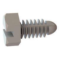 Essentra Components 27SC2520H050 Push-In Barbed Fastener, Slotted Hex, .500 Length