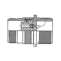 Amphenol Industrial 97-4100A-20-7S(621) Connectors 8P Sz 20 Sckt Crimp Wall Mnt Receptacle