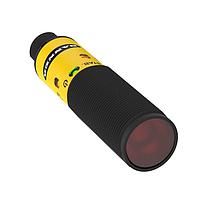Banner Engineering S18-2VNRS-Q8 Photoelectric Sensors S18-2 Series: Receiver with pot; Range: variable to 25 m; Input: 10-30 V dc; Outputs: Complementary NPN; 4-pin M12 Integral QD