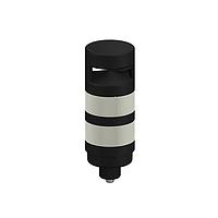 Banner Engineering TL70BRAQ Modular Tower Light TL70 Tower Light; Black Housing: 2-Color Audible Indicator; Voltage: 12-30 V dc; Environmental Rating: IP65; Input: Bimodal; Colors: Blue Red; 5-pin M12 Integral QD