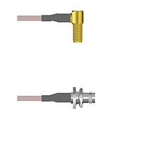 Amphenol Custom Cable Q-2S00A000H024i RF Cable Assemblies SMA-RJB/BNC-SJB G142 24I