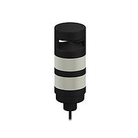 Banner Engineering TL70GRA Modular Tower Light TL70 Tower Light; Black Housing: 2-Color Audible Indicator; Voltage: 12-30 V dc; Environmental Rating: IP65; Input: Bimodal; Colors: Green Red; 2 m (6.5 ft) Integral Cable